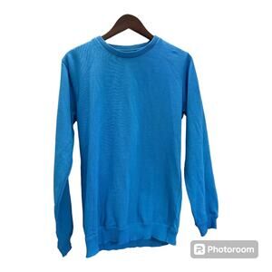 Smash Men’s Sweater Crewneck Long Sleeve Turquoise Medium